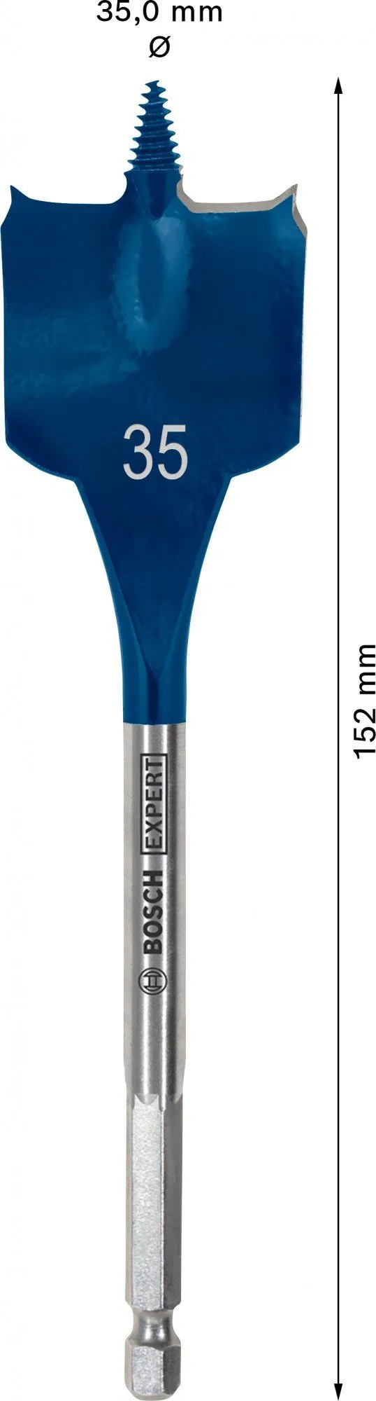Bosch 2608900327 EXPERT Speedboor Self Cut Speed - Zeskantschacht - 35x152mm 4 Bosch 2608900327 EXPERT Speedboor Self Cut Speed - Zeskantschacht - 35x152mm - Image 4