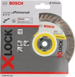 Bosch 2608615166 X-Lock Diamantschijf Standard For Universal - 125mm (3st)