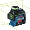 Bosch GLL 3-80 G Kruislijnlaser In Opbergetui In Koffer - 30 - 120 M - 0601063Y00