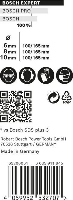 Bosch 2608900196 EXPERT 3-delige Set SDS Plus-7X 6, 8, 10 Mm 16 Bosch 2608900196 EXPERT 3-delige Set SDS Plus-7X 6, 8, 10 Mm -Bosch Winkel ec38275f70983ac26e74253964535494