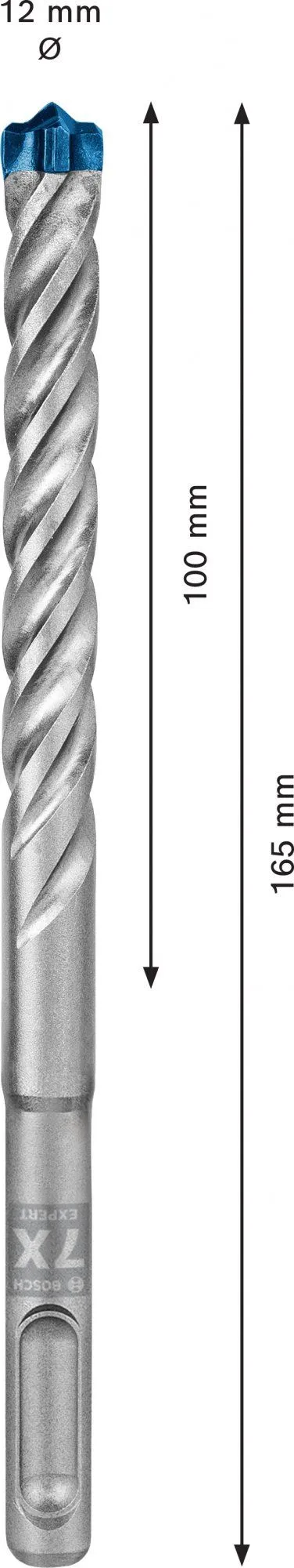 Bosch 2608900108 EXPERT Hamerboor SDS Plus-7X - 12x100x165mm 3 Bosch 2608900108 EXPERT Hamerboor SDS Plus-7X - 12x100x165mm - Image 3