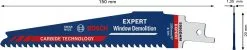 Bosch 2608900386 EXPERT Reciprozaagblad S956DHM 10st Window Demolition 19 Bosch 2608900386 EXPERT Reciprozaagblad S956DHM 10st Window Demolition -Bosch Winkel ef6545c57315a339f786edae298c764f