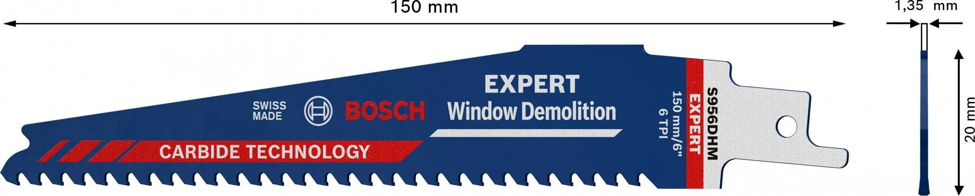 Bosch 2608900386 EXPERT Reciprozaagblad S956DHM 10st Window Demolition 4 Bosch 2608900386 EXPERT Reciprozaagblad S956DHM 10st Window Demolition - Image 4