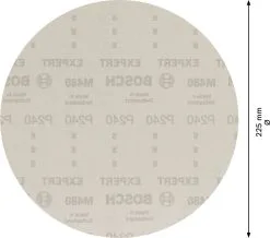 Bosch 2608900713 EXPERT M480 Schuurnet Best For Wood And Paint, Diameter 225 Mm, Korrel 240, 25x -Bosch Winkel fcc3603ce7b4b41e822043851331f291